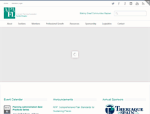 Tablet Screenshot of floridaplanning.org